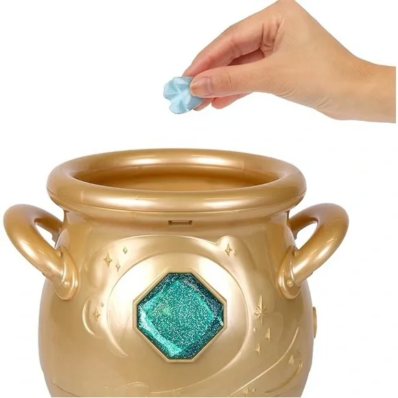 Magic Mixies Magical Cauldron with Plush Toy - Gold and Blue - Picture 4 of 7